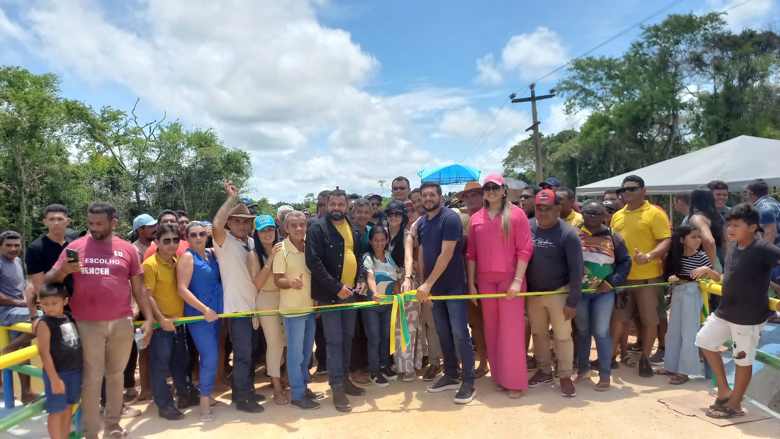 Júnior Garimpeiro inaugura duas pontes na zona rural de Centro Novo do Maranhão